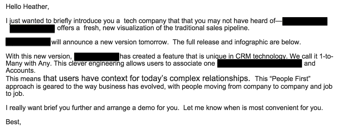 5 Reasons Why This B2B Cold Email Sucks & How to Fix It - SalesFolk